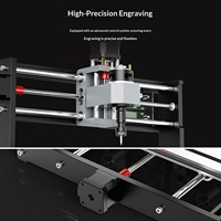 Mini routeur CNC de gravure de bureau automatique pour la découpe du bois et du plastique, machine de marquage DIY haute précision