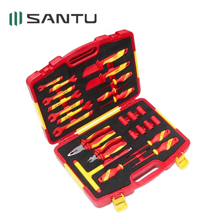 Santu 25 pcs g2030002 1000v vde כלי יד מבודדים כלי מפתח