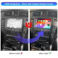 Actualización de Pantalla Original para Toyota Crown GRS180/182/184/186/187 Royal Saloon, Apple CarPlay y Android Auto Inalámbricos