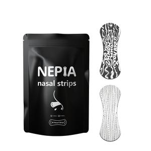 Cerotti Nasali Neri per Russare - Extra Forti, Adesivo Resistente all'Olio, Discreti e Sicuri per Uso Notturno Continuo - Product Image 1