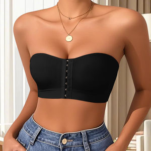 <span class=keywords><strong>Soutien</strong></span>-<span class=keywords><strong>gorge</strong></span> mince taille sans couture sans <span class=keywords><strong>armatures</strong></span> beaux crochets fermeture avant dos Invisible bustier tubulaire intégré <span class=keywords><strong>soutien</strong></span>-<span class=keywords><strong>gorge</strong></span> pour femmes - Product Image 1