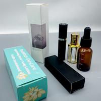 Boîte d'emballage d'huile corporelle haut de gamme de luxe personnalisable doublure éponge en papier d'art fantaisie étanche pour bouteilles d'huile essentielle