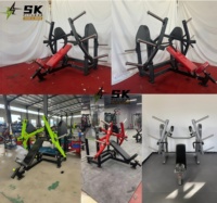Équipement de musculation commercial SK : Machines à charge libre pour l'entraînement de force, série de machines pour développements assis, jambes et dos, pour clubs de fitness