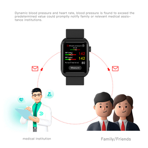 건강 모니터 심박수 및 혈압 모니터링 시스템 다이아 풀 펄스 웨어러블 피트니스 GPS 추적기 Relojes 스마트 워치 - Product Image 6