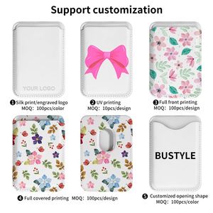 Nueva Cartera Magnética Original de Cuero PU para Teléfono Móvil, con Ranuras para Tarjetas, para iPhone, con Imán, Personalizable - Product Image 5