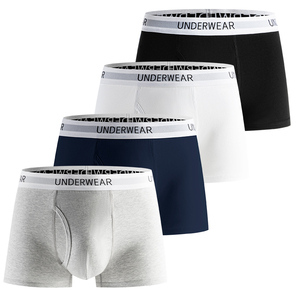 Nouvelle tendance, caleçons élastiques pour hommes, boxer en bambou, lingerie pour hommes ajustée et extensible avec poche 3D, fabrication OEM, maillots <span class=keywords><strong>de</strong></span> <span class=keywords><strong>bain</strong></span> pour hommes - Product Image 3