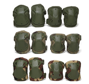 Protector de Codo y Rodilla HB406 de Alta Calidad para Cosplay, Camuflaje Digital Selva, Color Negro Caqui ACU - Product Image 3