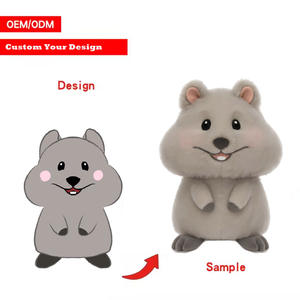 कस्टम गुलाबी हाथी खरगोश बिल्ली के बच्चे के लिए बड़े कान के सुंदर जन्मदिन के उपहार के साथ कस्टम गुलाबी हाथी - Product Image 2