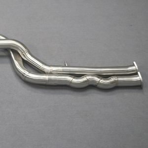 70mm 20G Stainless Steel M2 Competition Equal Length Exhaust Midpipe Exhaust Pipes for BMW M2C F87 S55 3.0T with Resonator - Product Image 3