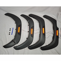 Élargisseurs d'ailes en plastique ABS avec éclairage pour Toyota Hilux Revo 15-23, garde-boue de roue pour pick-up avec ailes de voiture
