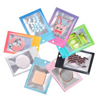 Mini Sacs Plastiques Ziplock Personnalisés, Sachets à Fermeture Éclair Refermables pour Emballage, Sacs Ziplock en Feuille d'Aluminium Mylar avec Fenêtre