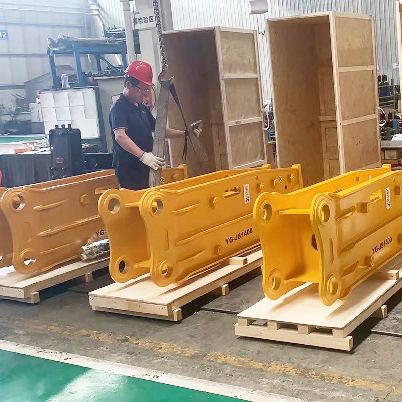 Hydraulic Breaker Hammer for Efficient Railway Track Demolition and Repair