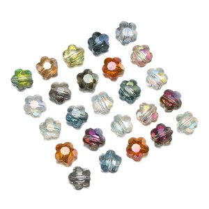 Perles de verre facettées en forme de fleur, petites perles pour loisirs créatifs, haute transparence, exclusivité transfrontalière - Product Image 5