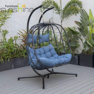 <span class=keywords><strong>Hamaca</strong></span> de <span class=keywords><strong>mimbre</strong></span> para salón, Gazebo <span class=keywords><strong>colgante</strong></span> para interior, <span class=keywords><strong>Nido</strong></span> de Pájaro, silla columpio con soporte - Product Image 4