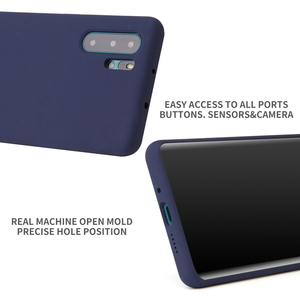 Nouvelle conception personnalisée de style luxueux, antichoc, étanche pour étui P30 <span class=keywords><strong>P30pro</strong></span>, silicone liquide + PC + microfibre, 15 couleurs - Product Image 4