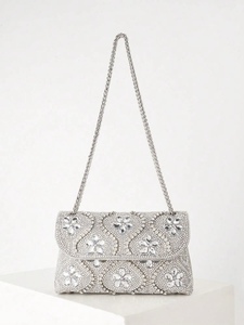 Bolsos de Noche Elegantes de Diseño Inspirado en Bell para Mujer, Bolso de Mano con Cadena, Logotipo Personalizado, Bolso Tote de Lujo de Marca Famosa - Product Image 5