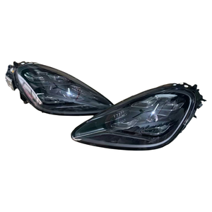 Fari anteriori neri fumé di alta qualità per <span class=keywords><strong>Porsche</strong></span> <span class=keywords><strong>Cayenne</strong></span> modelli 18-23, vendita diretta dalla fabbrica e all'ingrosso. - Product Image 2