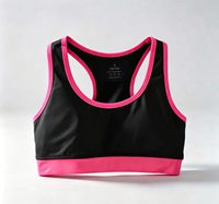 Soutiens-gorge de sport internationaux d'occasion pour femmes, haute performance, respirants, rembourrés, sous-vêtements de fitness, styles tendance, vente en gros