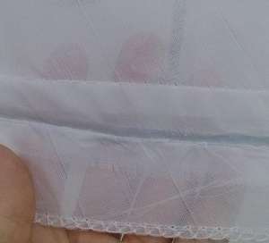 Ecowalson Womens 2 Layers Mesh 3 Hoops <strong>White</strong> Wedding Gridal Gown Dress Petticoat Elastic Waistband a Line <strong>Underskirt</strong> - Product Image 5