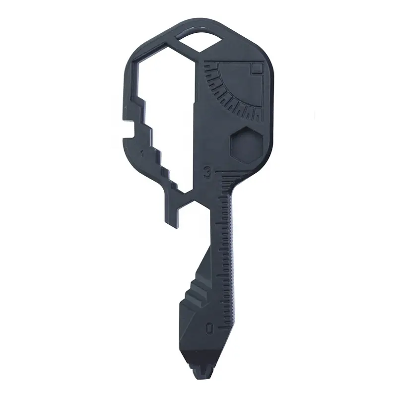 Multitool Keychain Edc Tools Survival Key Multi Tool Slotted Screwdrivers Keychain Pocket Repair Tackle Key Shape Multi Tools