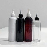 Bouteille vide pour shampoing pour chien, faible MOQ, 150ml 200ml 250ml, en plastique transparent de qualité alimentaire, flacon souple, étiquette personnalisée
