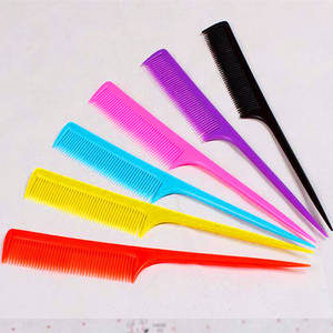 Peine profesional para maquillaje T-Hair, peine de plástico con punta, peine para peinar, peine para arreglar el cabello, peine para dar volumen, pequeño regalo - Product Image 1