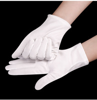 Gants de sécurité d'hiver blancs épais, antidérapants, respirants, flexibles, en coton et polyester.
