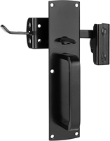 Loquet de porte à levier robuste pour clôtures en bois, kit de loquet de clôture autobloquant avec poignée, kit de verrouillage de porte et de portail