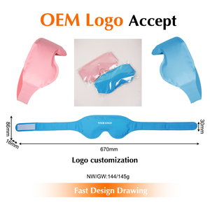 Terapia de frío Compresa caliente <span class=keywords><strong>Gel</strong></span> Paquete de hielo Eliminación de ojeras Máscara de enfriamiento para los ojos - Product Image 4