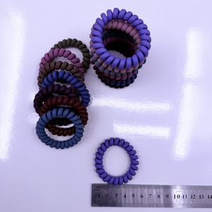 Винтажные матовые спиральные резинки для волос без заломов, подходят для женщин и детей с густыми или редкими волосами - Product Image 4