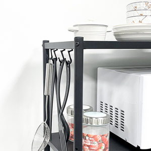 מתלה אחסון מתכת בעל ארבע שכבות מתלה מחסן מתלה מזרן עבור צינור צבע שיער ויבש תכונה מצויד - Product Image 3