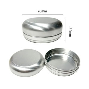 High Quality Hollow Out with Holes <b>Aluminum</b> Tin <b>Container</b> 8 Styles Metal Empty Can Cosmetic Face Eye Cream Packing - Product Image 4