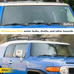 Moulure de révélation du pare-brise supérieur pour Cruiser 2007-2014, garniture de moulure extérieure supérieure du pare-brise avant - Product Image 2