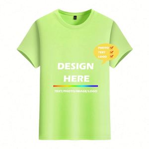 Custom Oversize Quick-drying Round Neck Printed logo Custom Advertising Overalls Cultural Tee <b>Shirts</b> Short Sleeves - Product Image 4