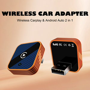 Nouvel adaptateur USB CarPlay sans fil 2-en-1 CP030-3 pour Land Rover avec affichage <span class=keywords><strong>YouTube</strong></span> et Android Auto - Product Image 2