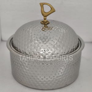Diseño antiguo de la mejor calidad premium de acero inoxidable y vajilla de olla caliente al mejor precio de la India - Product Image 1
