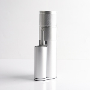 Moulin à café électrique domestique compact pour expresso et café filtre, avec broyeur à meules coniques et réglage de la finesse de mouture pour grains de café - Product Image 4