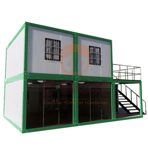 บ้านตู้คอนเทนเนอร์แบบถอดได้ทรงสี่เหลี่ยมผืนผ้าความหนามาตรฐานสำหรับหอพักสำนักงานสไตล์การออกแบบอุตสาหกรรม - Product Image 5
