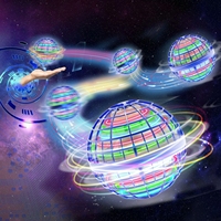 MR Nouveauté en promotion : Jouet boule volante Boomerang, Orb volant rotatif à 360°, Fly Nova Pro, OVNI magique flottant, Boule magique avec lumière