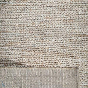 Alfombra de corredor hecha a mano trenzada de yute Natural Premium 100%, alfombra rústica moderna con opciones personalizables para alfombras y juegos - Product Image 6