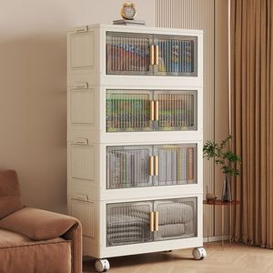 Armoire pliable DIY avec meuble à chaussures, <span class=keywords><strong>rangement</strong></span> pour vêtements de salon - Product Image 4