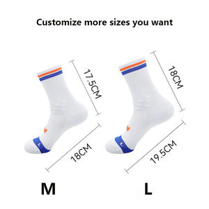 Chaussettes de sport en Nylon professionnel Marathon chaussettes de course Logo personnalisable hommes femmes respirant séchage rapide chaussettes de cyclisme - Product Image 2