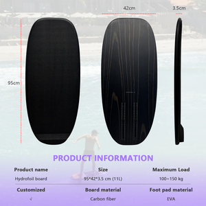 Produit phare : Planche de surf Efoil 95 cm en carbone à aile hydrofoil pour le surf, le wing foil et les activités aquatiques, avec pompe intégrée, pour la pratique en mer. - Product Image 3