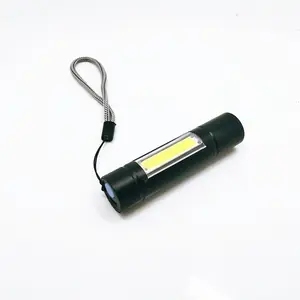 Многофункциональный перезаряжаемый мини-фонарик T6 с крючком и зумом, COB водонепроницаемый светодиодный фонарик с USB-зарядкой и магнитом
