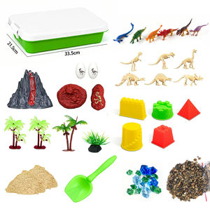 Piccolo Mondo Sensoriale Tema Paradiso dei Dinosauri Gioco Educativo Sandbox per Bambini dell'Asilo - Product Image 2