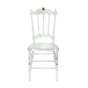 Wholesale Price <b>Clear</b> Transparent <b>Plastic</b> Chiavari Adjustable Modern Design Indoor Outdoor Use Wedding Hotel <b>Chair</b> - Product Image 3
