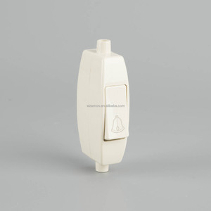 <span class=keywords><strong>Policarbonato</strong></span> colgante Push Round Cord Bed Switch Door Bell Mini - Product Image 1