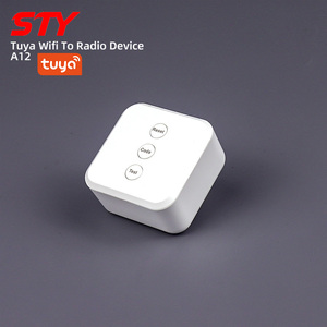 NOVO A12 Tuya Wifi vers dispositif <span class=keywords><strong>radio</strong></span> RF433, télécommande intelligente pour rideaux motorisés électriques, accessoires d'émetteur, intérieur, bureau - Product Image 1