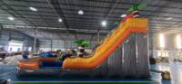 Toboggan aquatique gonflable commercial pas cher avec piscine