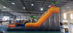 Günstige Wasserrutsche Kommerzielle Aufblasbare Wasserrutsche mit Pool - Product Image 5